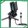 ELLENNE MICROFONO RGB USB CONDENSATORE PC PS5 MAC SUPPORTO ANTIURTO FILTRO ANTIPOP ZRD11