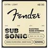 Fender SubSonic 5250XL Corde Basso Scala Corta Extra Light 40-95 | Acciaio nichelato, avvolgimento rotondo, suono brillante e incisivo, adatto ai principianti