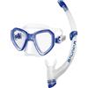 SALVIMAR Combo Set MORPHEUS Clear Blue + Time splash Maschera Sub Snorkeling