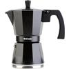 WECOOK! Luccia Caffettiera Italiana a Induzione in Alluminio, Moka Tradizionale, Espresso, 12 Tazze di caffè, Base in Acciaio Inossidabile, Valvola di Sicurezza, Vitroceramica, Gas, Elettrica