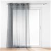 Douceur d'Intérieur, Tenda con occhielli Lissea, in poliestere, Grigio, 240 x 140 x 240 cm