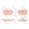 TRW Kit pastiglie freno, Freno a disco GDB2051 | Compatibile con: MERCEDES-BENZ C-CLASS, C-CLASS Coupe, C-CLASS T-Model, E-CLASS Cabriolet, E-CLASS Coupe, GLK-CLASS