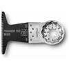 FEIN E-Cut Lama da taglio di precisione, Conf. 1 pz., Larghezza 65 mm, Lunghezza 50 mm, Attacco Starlock,Forma extra larga, Lama bimetallica con dentatura giapponese su due file