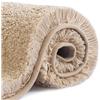 VANZAVANZU Tappetino da Bagno Antiscivolo Tappeto da Bagno Assorbente Addensato Tappeti da Bagno Ultra Morbido Bath Mat Soffice Microfibra Tappeti per il Bagno Eleganti 40 x 60cm (Beige)