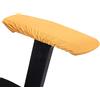Zerodis 1 paio di copri braccioli rimovibili per sedia da ufficio Cuscino universale elastico per proteggi bracciolo, copri-pad imbottiti per sedie lavabili(Gold)