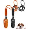 TODREMOU Fischietti per Cani, Fischietto per Cani, Fischietto Professionale per Cani (Arancione)