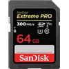 SanDisk 64 GB SDXC ExtremePro 300MB/s V90 UHS-II