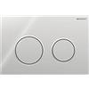 Geberit Placca Geberit Omega20 Round Cromato Lucido / Cromosatinato Doppio Tasto | 115.085.KH.1 Cromo Lucido