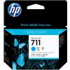 HP 711 Cartuccia inchiostro Ciano a base di pigmento, originale, 29 ml, confezione da 3 cartucce.