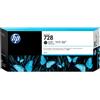 HP 728 Cartuccia inchiostro Nero opaco a base di pigmento per stampanti inkjet, originale, 300 ml.