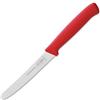 Dick F. DICK Coltello multiuso ProDynamic con taglio ondulato (coltello da cucina rosso, lunghezza lama 11 cm, coltello universale, acciaio X55CrMo14, durezza 56° HRC) 85 015 112-03