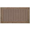BIANCHERIAWEB Tappeto 65x110 cm Da Camera E Da Salotto Con Retro Antiscivolo Disegno Stripes By Suardi, Set 2 Tappeti, Marrone
