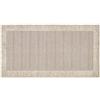 BIANCHERIAWEB Tappeto 65x110 cm Da Camera E Da Salotto Con Retro Antiscivolo Disegno Stripes By Suardi, Set 2 Tappeti, Sabbia