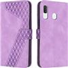 OKZone Cover per Samsung Galaxy A20E/A10E, Custodia in Pelle Samsung A20E/A10E, Antiurto Cover a Libro Galaxy A20E/A10E Magnetica Portafoglio Folio PU Pelle Flip Caso con Wallet Case Cover (Porpora)