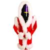 Excelsa Babbo Natale Copribottiglia Termico, Neoprene, Bianco/Rosso