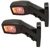 Formplas 2 x LED Luci di Posizione Laterali Indicatore Ingombro Rosso Camion Rimorchio Furgoni 12v 24v