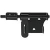 SAYAYO Catenaccio Porta in Legno Serratura Porta Chiavistello Nero, Chiavistelli e Catenacci per Porte con Foro per Lucchetto, Acciaio Inossidabile SUS304, 150MM, EMS350U-B