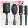 Meisheamin Set di 4 spazzole per capelli, spazzola districante per donne e bambini, setole morbide flessibili per capelli lunghi, spessi, ricci, ondulati, secchi e danneggiati