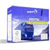 SWIPARO - Rotoli di carta per tachigrafi certificati - Carta termica per tutti i tachigrafi digitali per camion - 57/8 mm (3 pezzi)