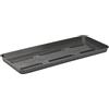 VERDENIA Draco - Sottovaso per piante ed erbe aromatiche, per esterni, in plastica, leggero e stabile, rettangolare, 36 x 14 x 2 cm, grafite