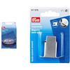 Prym 611330 Magnetnadelkissen Cuscinetto Magnetico, Poliuretano, Multicolore, 8x7x2 CM & Saumhilfe für Nahtzugabe Supporto per Orlo, Steel, Argento, Confezione da 1