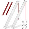 URAQT Kit di luci a LED per furgoni 12 V, 168 LED, 2 strisce luminose con interruttore ON/OFF, per auto, roulotte, camper, autobus, barca, camion, bagno, armadietto