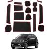 CDEFG Suzuki Ignis 2017-2021 2022 2023 2024 2025 Tappetino Antiscivolo Antipolvere Antigraffio Ignis Tappetini Protezione in Gomma per Interni Ignis 2024 2025 Accessori (Rosso)