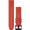 Garmin Garmin Cinturino quickfit 22 in silicone 22mm rosso