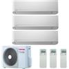 TOSHIBA CONDIZIONATORE TOSHIBA NEW SEIYA TRIAL SPLIT 7000+7000+13000 BTU INVERTER R32 RAS-3M18U2AVG A++