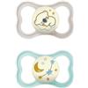 BAMED BABY ITALIA Srl MAM AIR NIGHT SUCCHIETTO 16+ MESI SILICONE NEUTRO 2 PEZZI