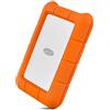 LaCie Rugged USB-C disco rigido esterno 1000 GB Arancione, Argento