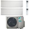 DAIKIN CONDIZIONATORE DAIKIN STYLISH BIANCO DUAL SPLIT 7000+15000 BTU INVERTER R32 2MXM68 A++ WIFI