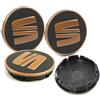 SEAT Accessori Originali - Set di 4 Cappucci coprimozzo Ruota Centrale Ruota in Lega Ruota, 5F0601171TVK