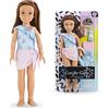 Corolle Coffret Zoé a la plage COROLLE GIRLS - poupée mannequin - 5 accessoires - 28 cm - Des 4 ans