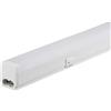 V-TAC PRO VT-065 plafoniera lineare led raccordabile 7W tubo T5 60CM chip Samsung con switch on/off luce 3000k sku 21692