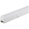 V-TAC PRO VT-065 plafoniera lineare led raccordabile 7W tubo T5 60CM chip Samsung con switch on/off luce 3000k sku 21692