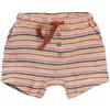 People Wear Organic Baby shorts in cotone bio a righe multicolore