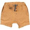 People Wear Organic Baby shorts in cotone bio - col. righe giallo ocra