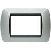 BTicino Living International L4803AL Placca, Alluminio