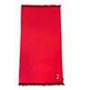 hermet A.C.Milan, Telo Mare Con Frange, Telo Foutà Mare e Piscina, 100% Cotone, Cm.85x160, Prodotto Ufficiale
