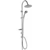 DAMAST Colonna Doccia Nature TONDA Set Soffione doccetta e portasapone ,
