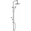 DAMAST Colonna Doccia Nature QUADRA Set Soffione doccetta e portasapone ,