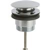 Damast Piletta Di Scarico Click-Clack Tondo Universale In Ottone 11/4 ,