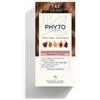 PHYTO (LABORATOIRE NATIVE IT.) Color Kit 7,43 Biondo Ramato Dorato Latte Rivelatore 50 Ml +crema Colorante 50 Ml + Maschera Protettiva Colore 12 Ml +guanti