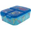 Stor sandwich box bambini Disney Stitch con scomparti in plastica, senza BPA, lavabile e riutilizzabile, non adatta alla lavastoviglie e al microonde