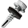 DOJA Barcelona DOJA industrial | VITI AUTOFILETTANTI PER METALLO | PACK 400 | 4,8 x 19 mm | Viti autoperforanti testa esagonale con rondella | Autofilettanti in acciaio per fissaggio carrozzeria Legno Lamiera