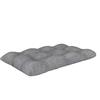 POKAR Cuscino-Sedile Imbottito 120x80x12cm per Divano da Giardino, Fodere asportabile e Lavabile, per Bancali, Comoda Seduta per Interno ed Esterno, DYI - Fai da Te, Senza Pallet, Grigio