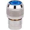 BOUTTE Boutté RA19N - Raccordo automatico nichelato, 6 sfere per tubo Ø19, colore: Argento