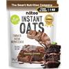 NÄTOO Farina di Avena Aromatizzata 1 Kg Instant Oats Farina Di Avena Istantanea Ideale come Preparato Per Pancake Proteici Porridge Oatmeal e Crepes Gusto Brownie Cioccolato
