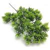 ZYLLZY 6 rami di pino finto bonsai, rami di abete artificiali, accessori fai da te, aghi di pino finto verde scuro, rami di thuja in plastica, per decorazioni natalizie